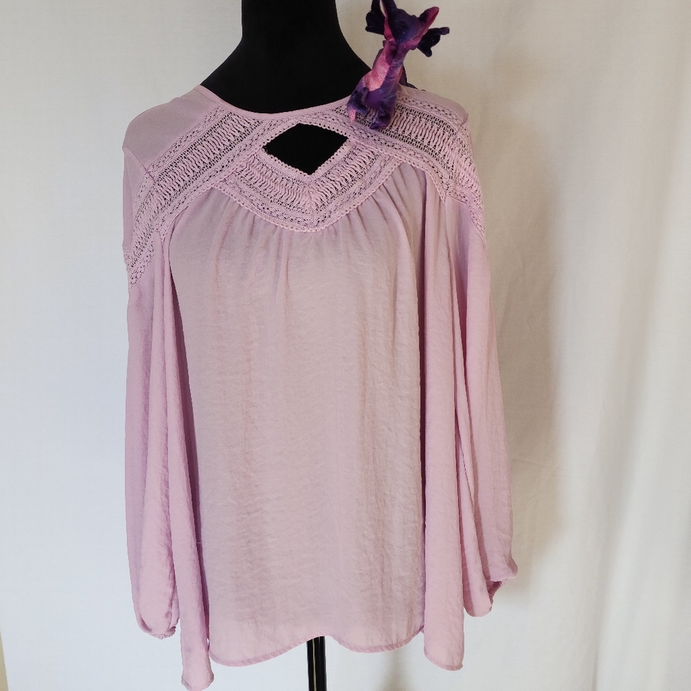 VINCE CAMUTO Light Pink Blouse Women's Size Large